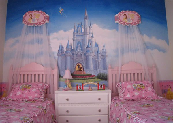 Prenses Temalı Yatak Odası Fikirler-1
