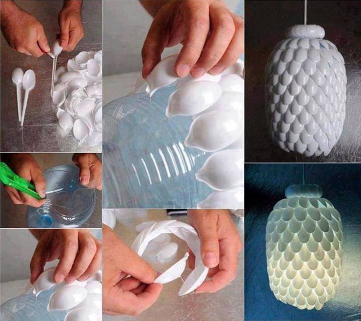 Plastik kaşık DIY projeler-10